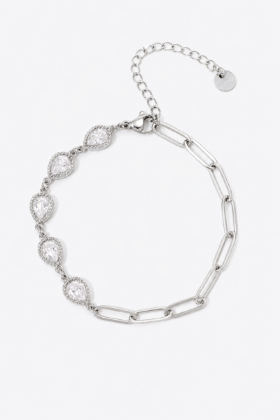Pulseira Elegante com Cristais