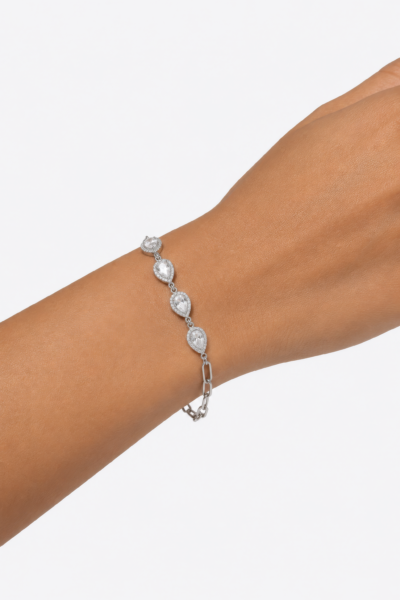 Pulseira Elegante com Cristais