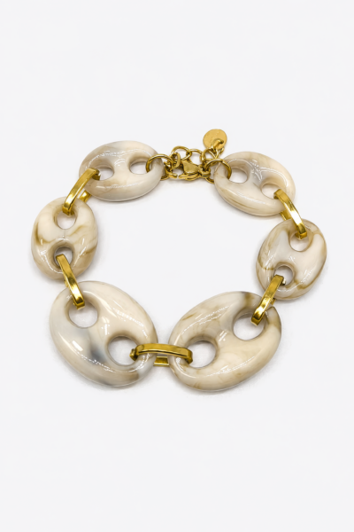 Pulseira Elegante em Tons Neutros