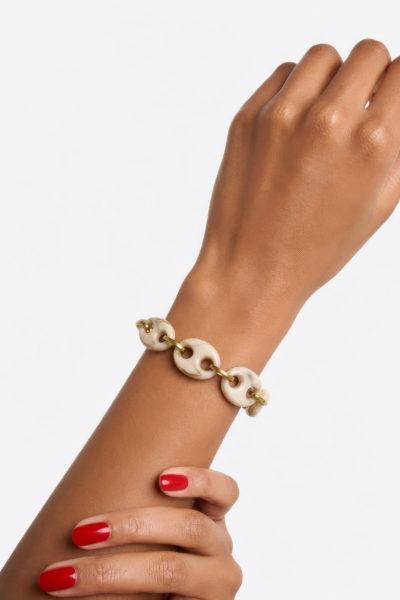 Pulseira Elegante em Tons Neutros
